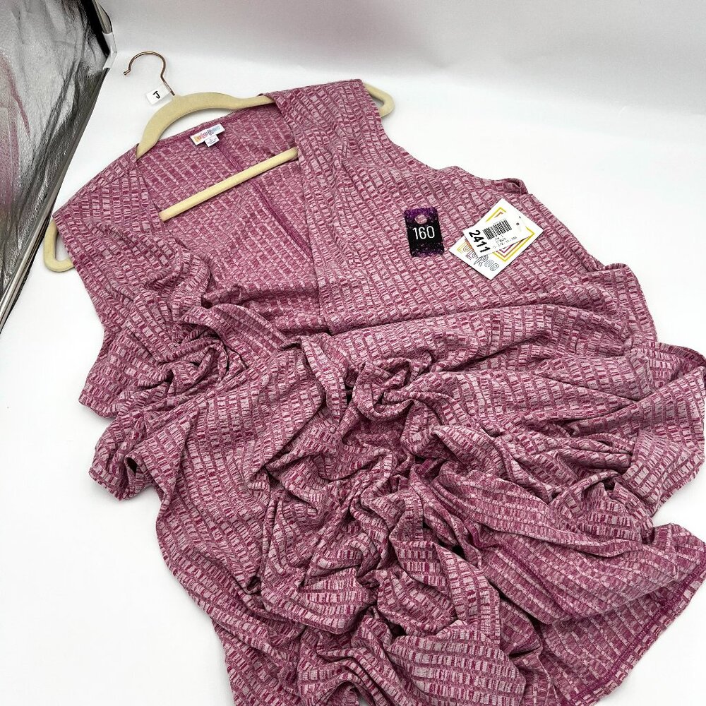 New With Tags LuLaRoe Joy Long Vest L (12-14)